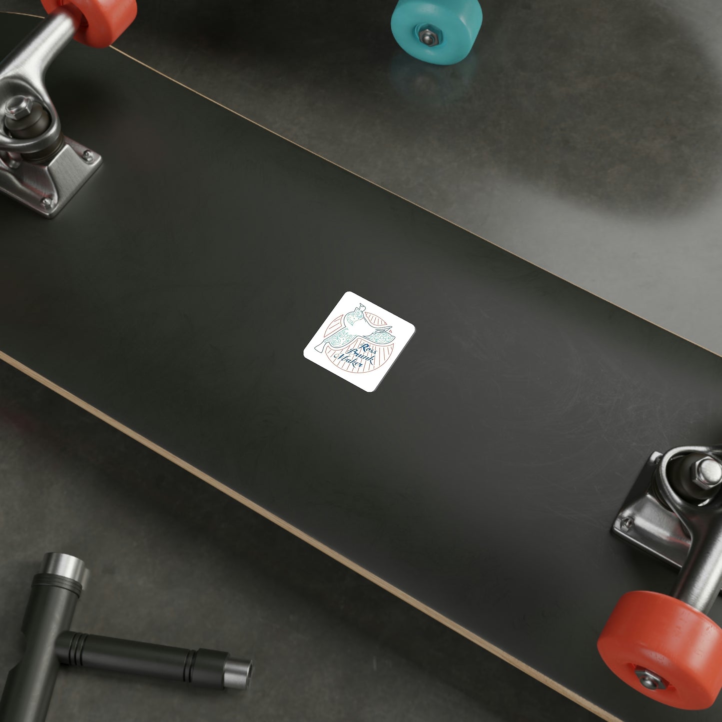 "Ross Brunk Maker" Die-Cut Stickers