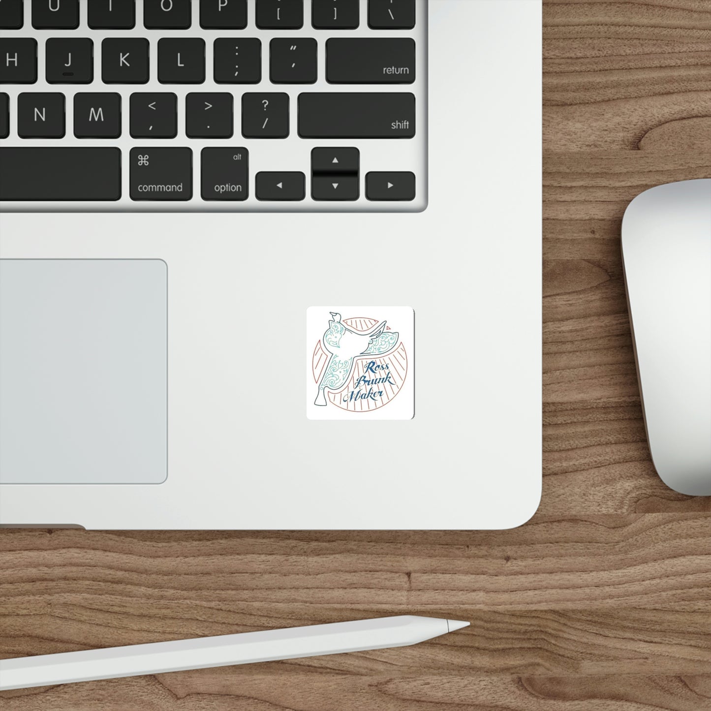 "Ross Brunk Maker" Die-Cut Stickers