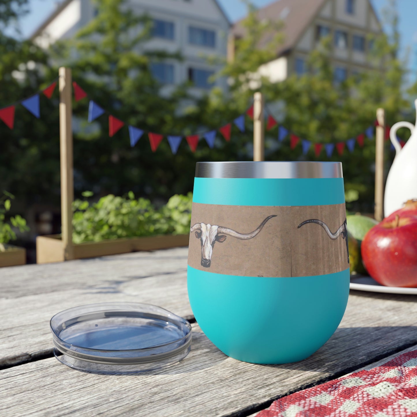 "The Longhorns" Copper Vacuum Insulated Cup, 12oz