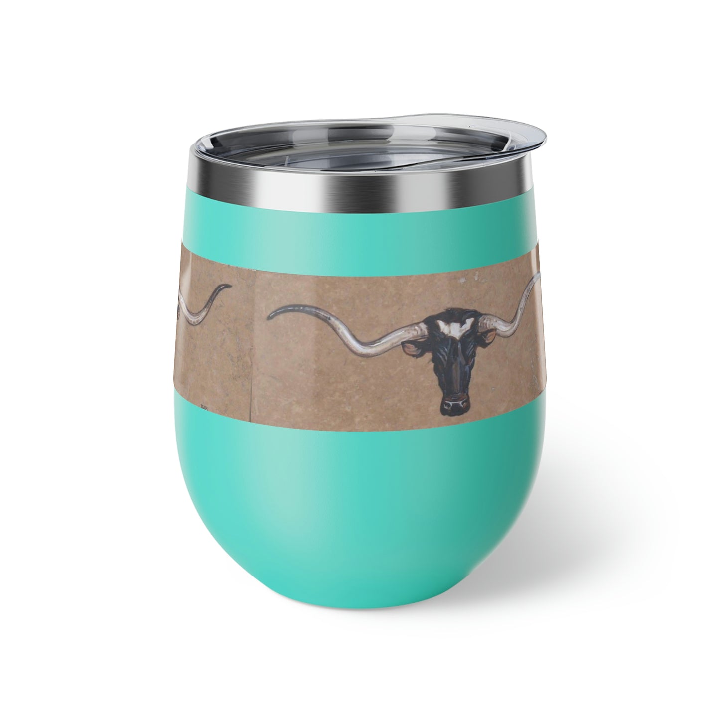 "The Longhorns" Copper Vacuum Insulated Cup, 12oz