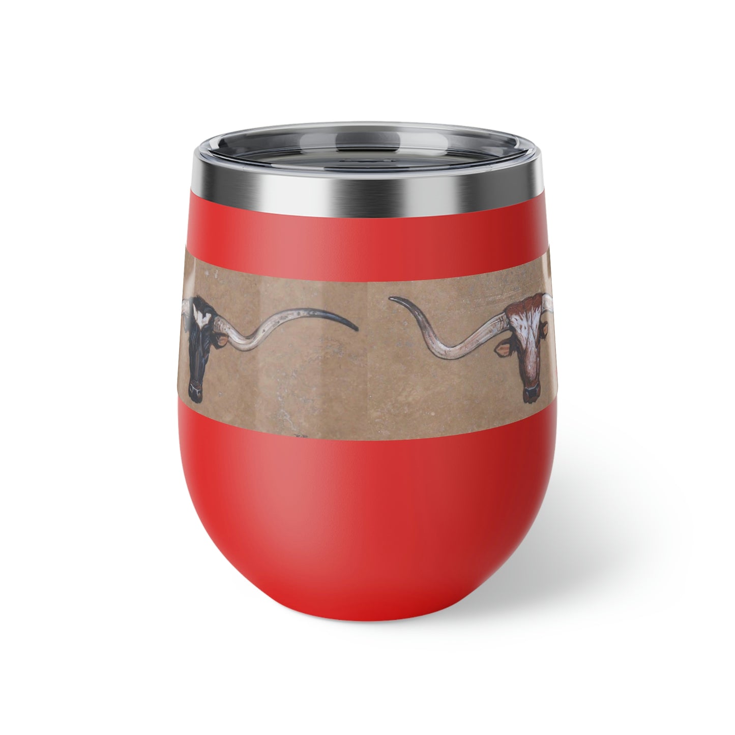 "The Longhorns" Copper Vacuum Insulated Cup, 12oz