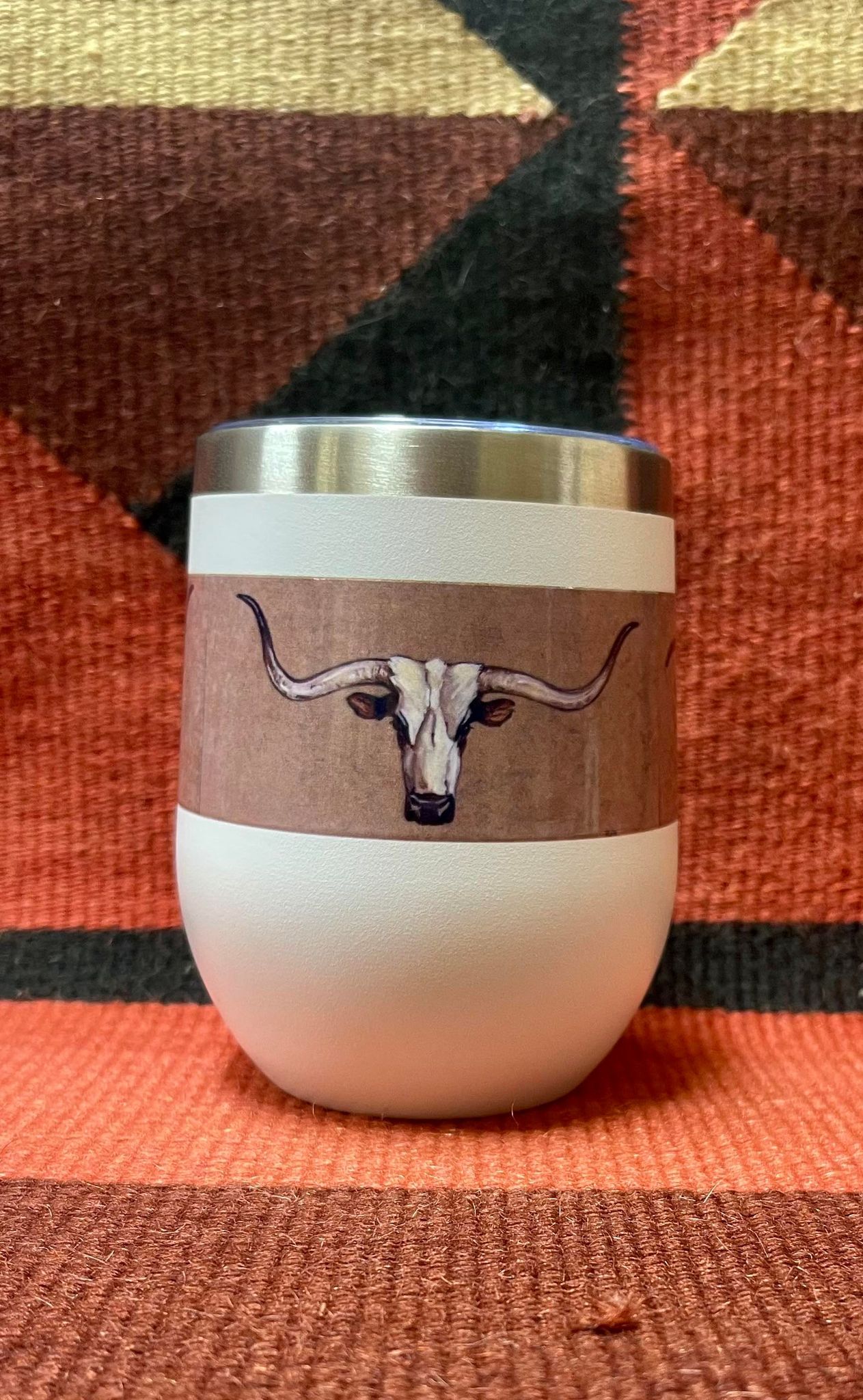 "The Longhorns" Copper Vacuum Insulated Cup, 12oz