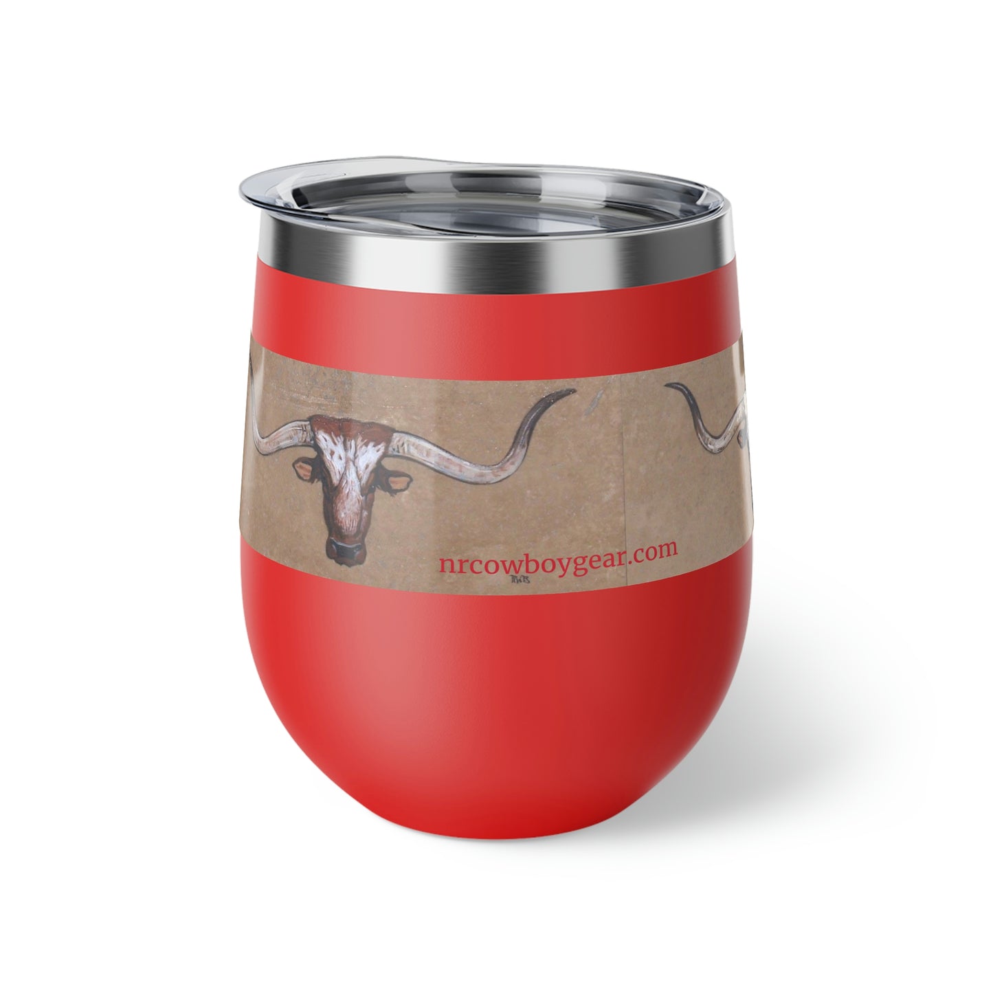 "The Longhorns" Copper Vacuum Insulated Cup, 12oz