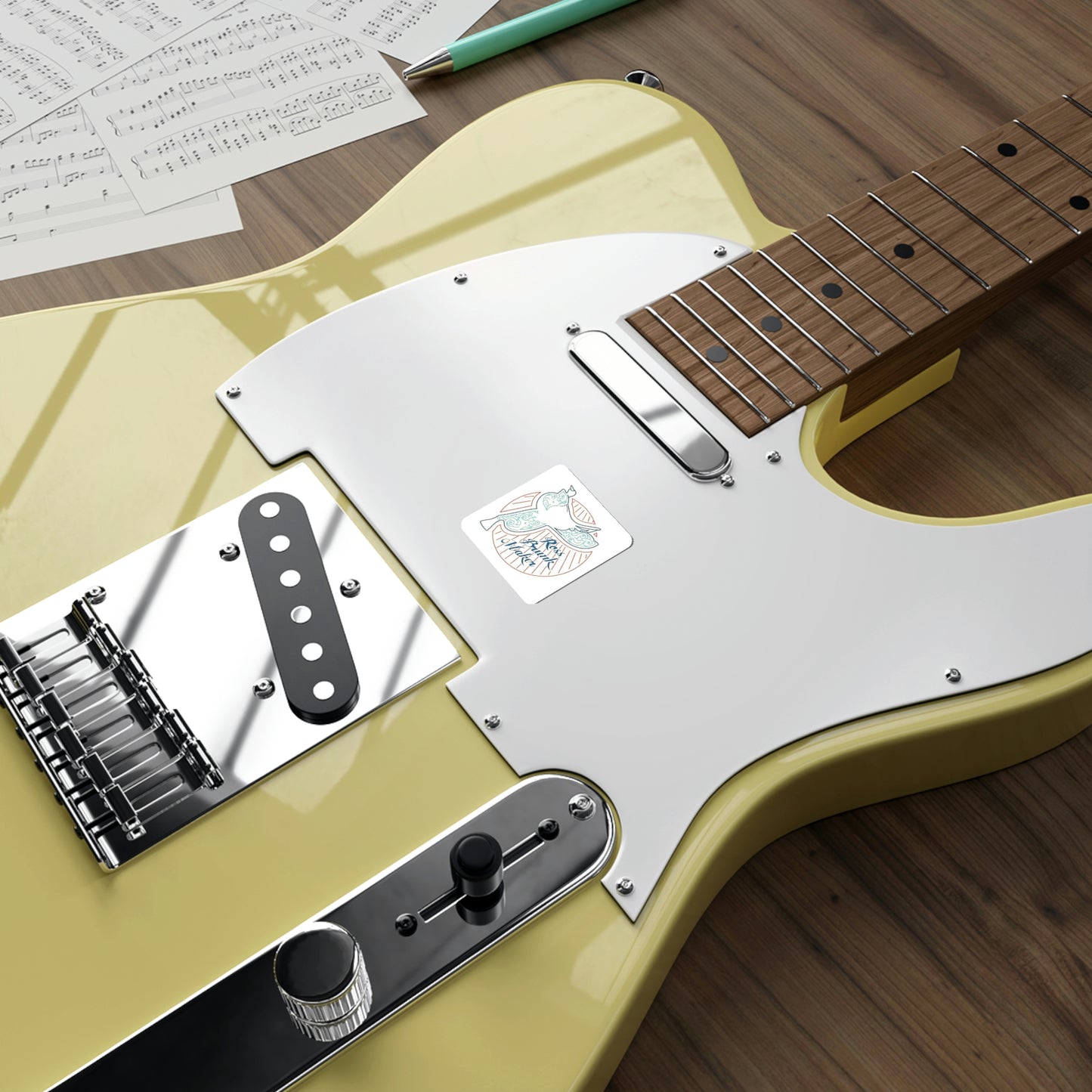 "Ross Brunk Maker" Die-Cut Stickers