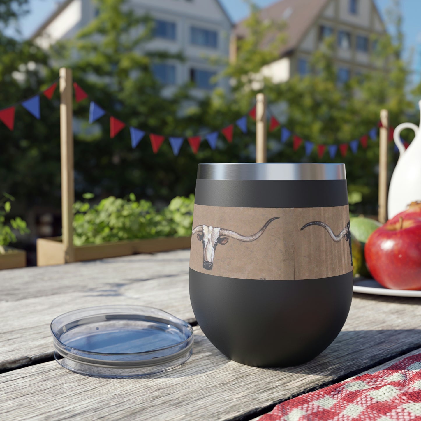 "The Longhorns" Copper Vacuum Insulated Cup, 12oz