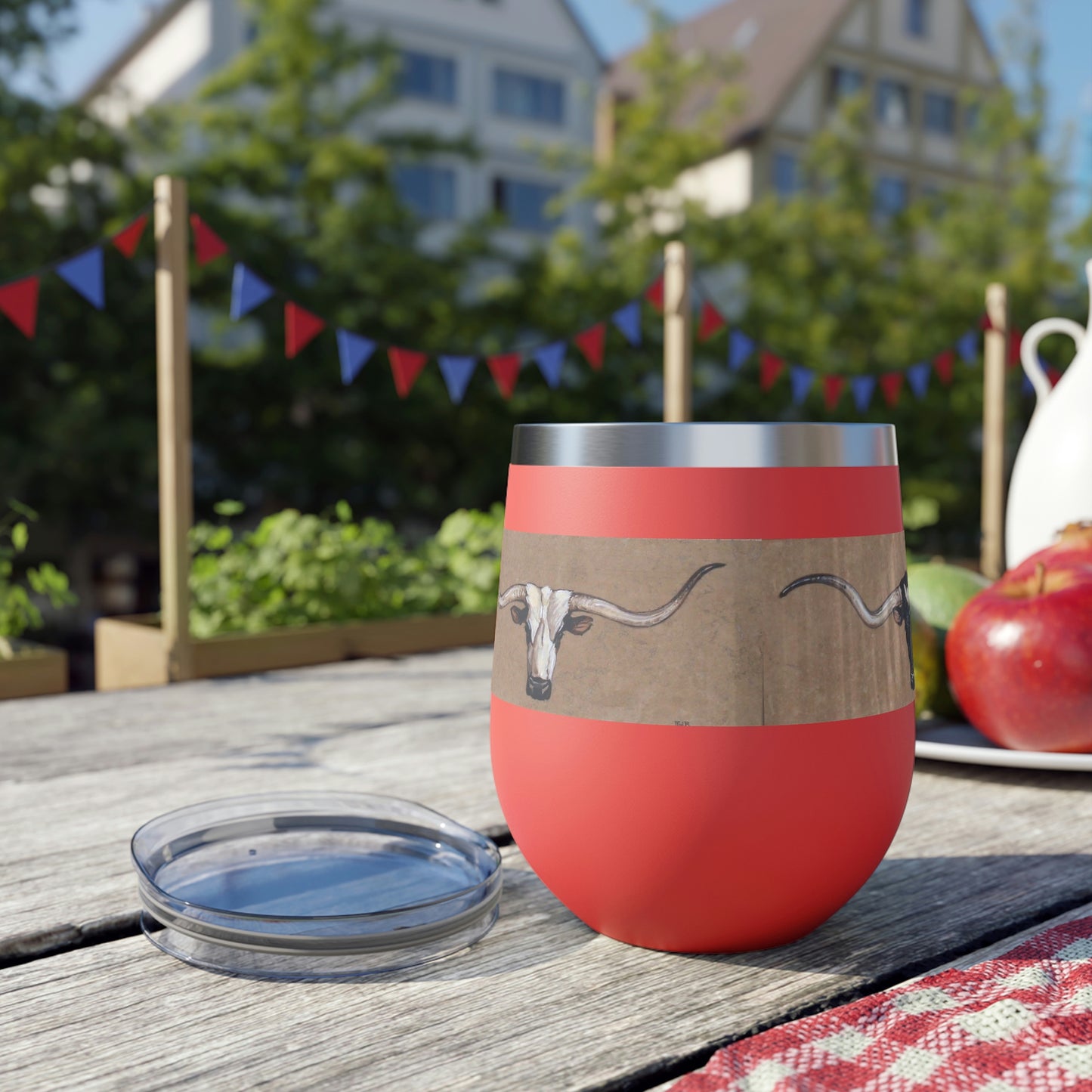 "The Longhorns" Copper Vacuum Insulated Cup, 12oz