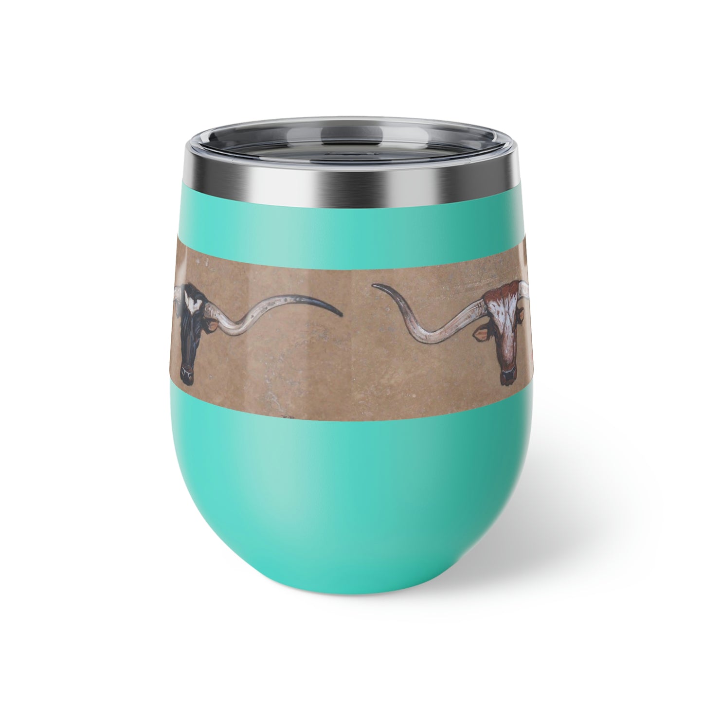 "The Longhorns" Copper Vacuum Insulated Cup, 12oz